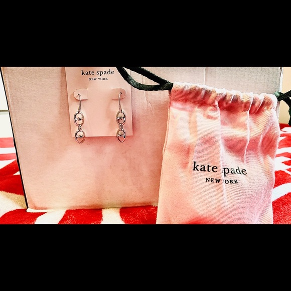 Kate Spade New York Double Huggie Hoop Earrings - NWT - Picture 2 of 2